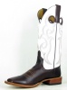 Anderson Beans HP1022 for $179.99 Mens Horsepower Collection Western Boot with Chocolate Horse Foot and a Double Stitch Square Toe