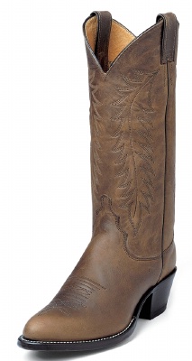 Justin L4934 Ladies Classic Western Boot with Bay Apache Cowhide Foot and a Medium Round Toe