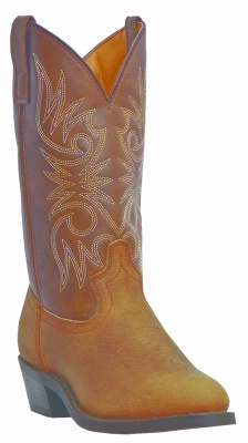 Laredo 4242 for $139.99 Men's Paris Collection Western Boot with Tan Distressed Cowhide Leather Foot and a Round Toe
