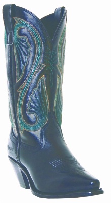 Laredo 5730 for $109.99 Ladies Canyon Collection Western Boot with Black Cowhide Leather Foot and a Square Snip Toe