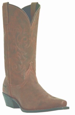 Laredo 5763 for $109.99 Ladies Prairie Collection Western Boot with Gaucho Cowhide Leather Foot and a Square Snip Toe