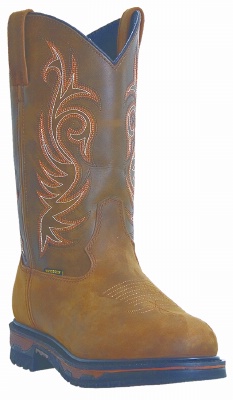 Laredo 68112 for $159.99 Men's Sullivan Collection Work Boot with Tan Cheyenne Waterproof Leather Foot and a Round Toe