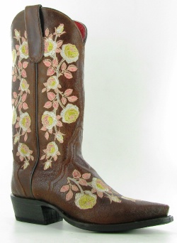 Macie Bean M8035 for $179.99 Ladies Embroidered Collection Western Boot with Sweet Sixteen Foot and a Snip Toe