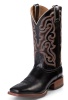 Nocona NB4030 Men's Imperial Calf Western Boot with Black Brasilis Calf Foot and a Wide Square Toe