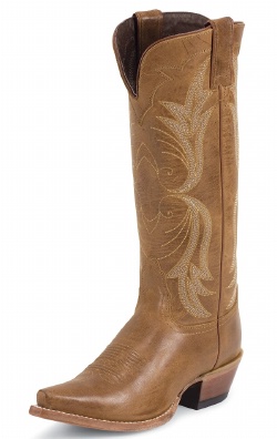Nocona NL5303 Ladies Fashion Western Boot with Tan Westlin Calf Foot and a Narrow Medium Snip Toe