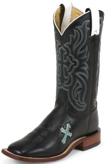 tony lama black bullhide stockman boots