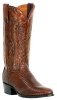 Dan Post DP2351J for $279.99 Men's Durham Collection Western Boot with Antique Tan Teju Lizard Leather Foot and a Narrow Round Toe