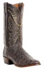 Dan Post DP2386 for $349.99 Men's Birmingham Collection Western Boot with Chocolate Flank Cut Caiman Leather Foot and a Medium Round Toe