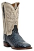 Dan Post DP2805 for $349.99 Men's Denver Collection Stockman Boot with Black Flank Cut Caiman Leather Foot and a Double Stitch Broad Square Toe
