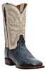 Dan Post DP2805 for $399.99 Men's Denver Collection Stockman Boot with Black Flank Cut Caiman Leather Foot and a Double Stitch Broad Square Toe