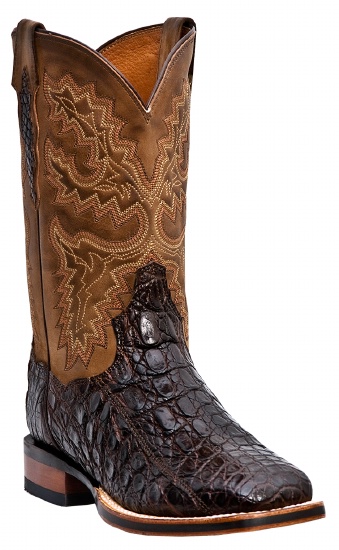 Dan Post Men's Exotic Snake Western Boots - Broad Square Toe