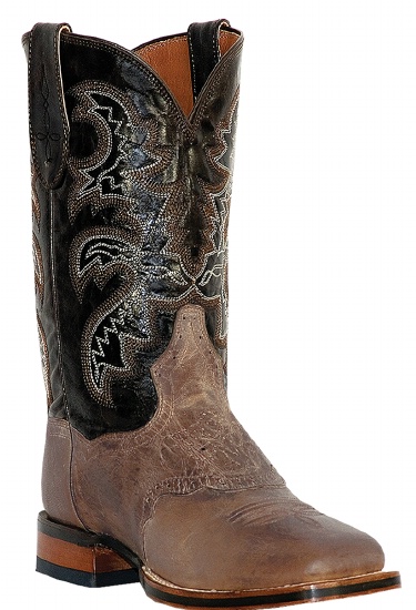 Dan Post Men's Exotic Snake Western Boots - Broad Square Toe