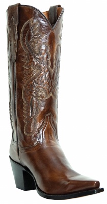 Dan Post DP3201 for $229.99 Ladies Maria Collection Western Boot with Antique Tan Mignon Leather Foot and a Square Snip Toe