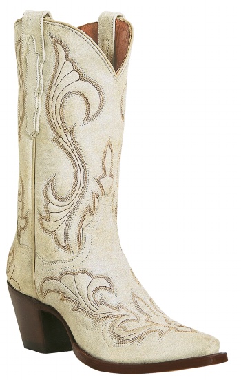 ladies white leather boots