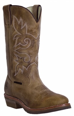 Dan Post DP69662 for $189.99 Men's Alamagordo Collection Work Boot with Natural Waterproof Leather Foot and a Round Toe