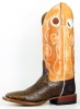 Anderson Beans HP1031 for $209.99 Mens Horsepower Collection Western Boot with Chocolate Ostrich Print Foot and a Double Stitch Square Toe