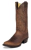 Justin 2252 Men's Classic Western Boot with Bay Apache Cowhide Foot and a Narrow Rounded Toe