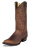 Justin 2253 Men's Classic Western Boot with Bay Apache Cowhide Foot and a Medium Round Toe