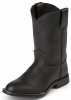 Justin 3133C Childrens Roper Boot with Black Kiddie Leather Foot and a Roper Toe