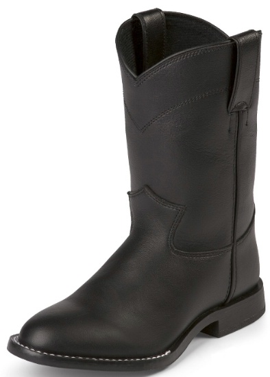 Justin 3133Y Kids Roper Boot with Black 