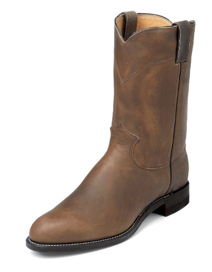 Justin 3408 Men's Classic Roper Boot with Bay Apache Cowhide Foot and a ...