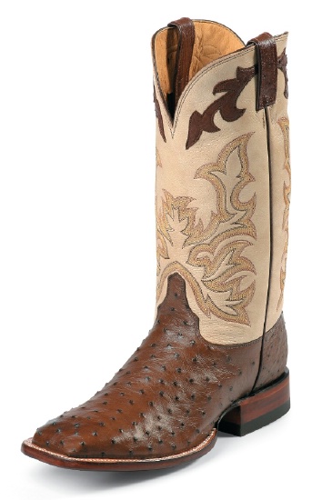 justin roper full quill ostrich boots