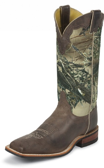 Justin BR355 Men's Bent Rail Western 