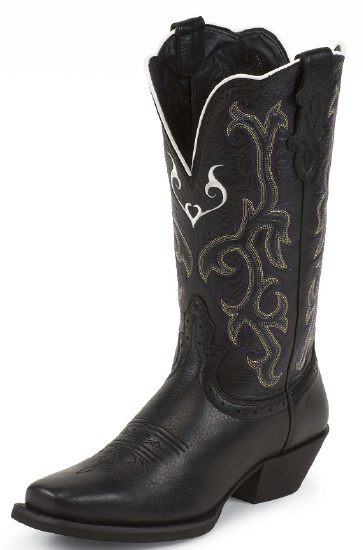 black cowboy boots for women