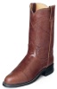 Justin L3163 Ladies Classic Roper Boot with Chestnut Marbled Deerlite Cowhide Foot and a Roper Toe