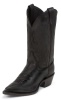 Justin L4921 Ladies Classic Western Boot with Black Chester Cowhide Foot and a Narrow Rounded Toe