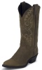 Justin L4932 Ladies Classic Western Boot with Bay Apache Cowhide Foot and a Medium Round Toe