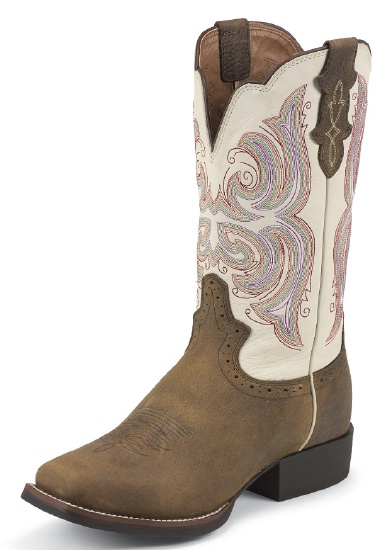 justin womens square toe boots