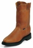 Justin 4762 Men's Double Comfort Collection Work Boot with Copper Caprice Leather Foot and a Round Toe