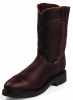 Justin 4765 Men's Double Comfort Collection Work Boot with Briar Pitstop Leather Foot and a Round Steel EH Rated Toe