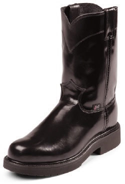 justin black dress boots