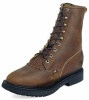 Justin 760 Men's Double Comfort Collection Work Boot with Aged Bark Leather Foot and a Round Toe