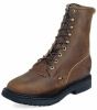 Justin 764 Men's Double Comfort Collection Work Boot with Aged Bark Leather Foot and a Round Steel EH Rated Toe