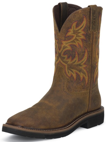 justin stampede roper boots