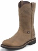 Justin WK4960 Men's Worker 2 Collection Work Boot with Wyoming Waterproof Leather Foot and a Wide Round Toe