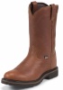 Justin WK4965 Men's Worker 2 Collection Work Boot with Mad River Leather Foot and a Wide Round Toe