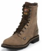 Justin WK961 Men's Worker 2 Collection Work Boot with Wyoming Waterproof Leather Foot and a Wide Round Steel Toe