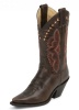 Justin L4301 Ladies Fashion Boot with Testa Torino Cow Foot and a Narrow Snipped Toe