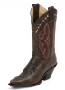 Justin L4301 Ladies Fashion Boot with Testa Torino Cow Foot and a Narrow Snipped Toe