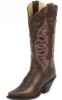 Justin L4330 Ladies Fashion Boot with Testa Torino Cow Foot and a Narrow Snipped Toe