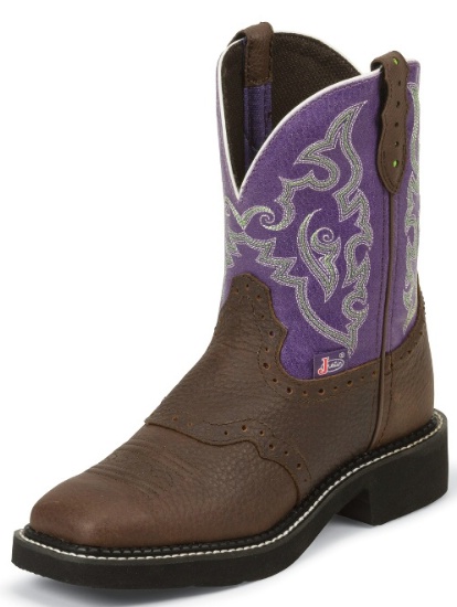 purple western boots ladies