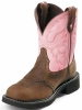 Justin L9901 Ladies Gypsy Western Boot with Bay Apache With Perfed Saddle Foot and a Fashion Round Toe