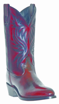 Laredo 4216 for $119.99 Men's London Collection Western Boot with Black Cherry Cowhide Leather Foot and a Medium Round Toe