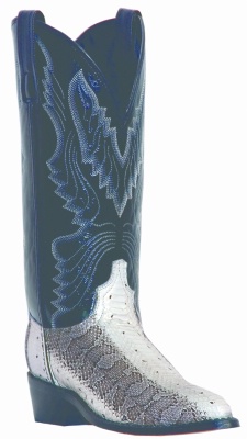 Laredo 4573 for $199.99 Men's Bakersfield Collection Western Boot with Black and White Python Leather Foot and a Narrow Round Toe