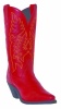 Laredo 51055 for $119.99 Ladies Madison Collection Western Boot with Red Cowhide Leather Foot and a Square Snip Toe
