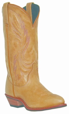 Laredo 51073 for $119.99 Ladies Cedar Street Collection Western Boot with Camel Cowhide Leather Foot and a Round Toe